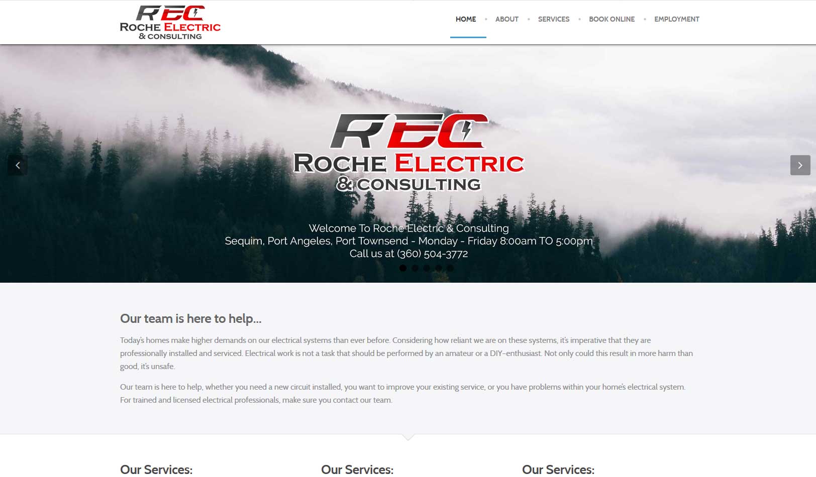 Electric Contractor Website